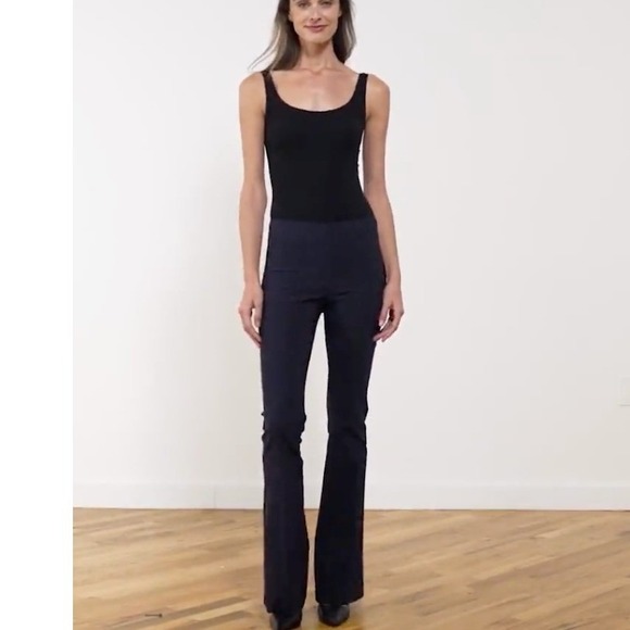 Avenue Montaigne Bellini Pants, Stretch, Navy Blue, Classic, 6 (Made in NYC) - Picture 1 of 8